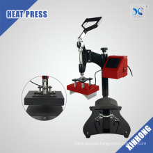 Dual Heating Plates Small Size 2 in 1 Combo Cap Heat Press Machine